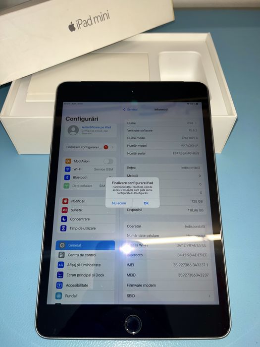 Ipad mini 4 Cellular 128gb