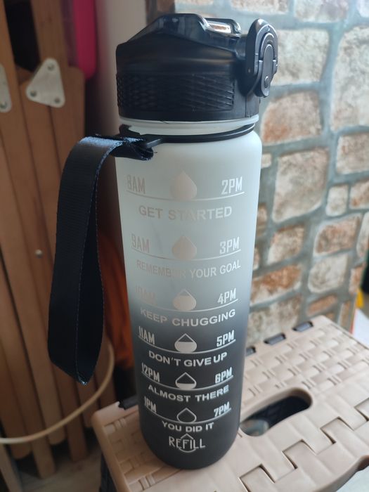 Sticla plastic cu scala temporala