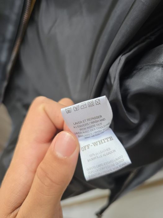 Geaca piele naturala OFF-White L
