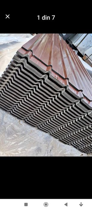 Tabla cutata pentru acoperiș și gard