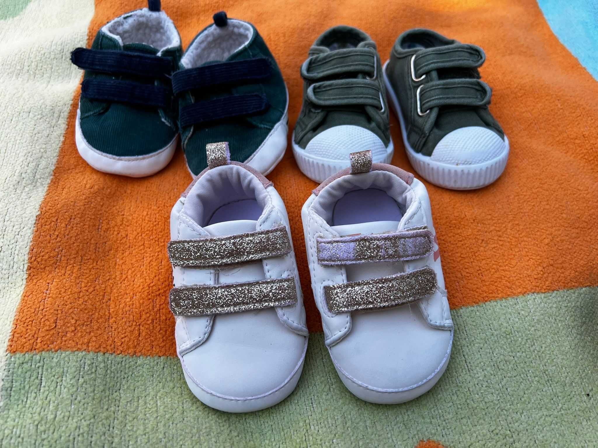 Pantofi bebelusi primii pasi,  marimea 18-19