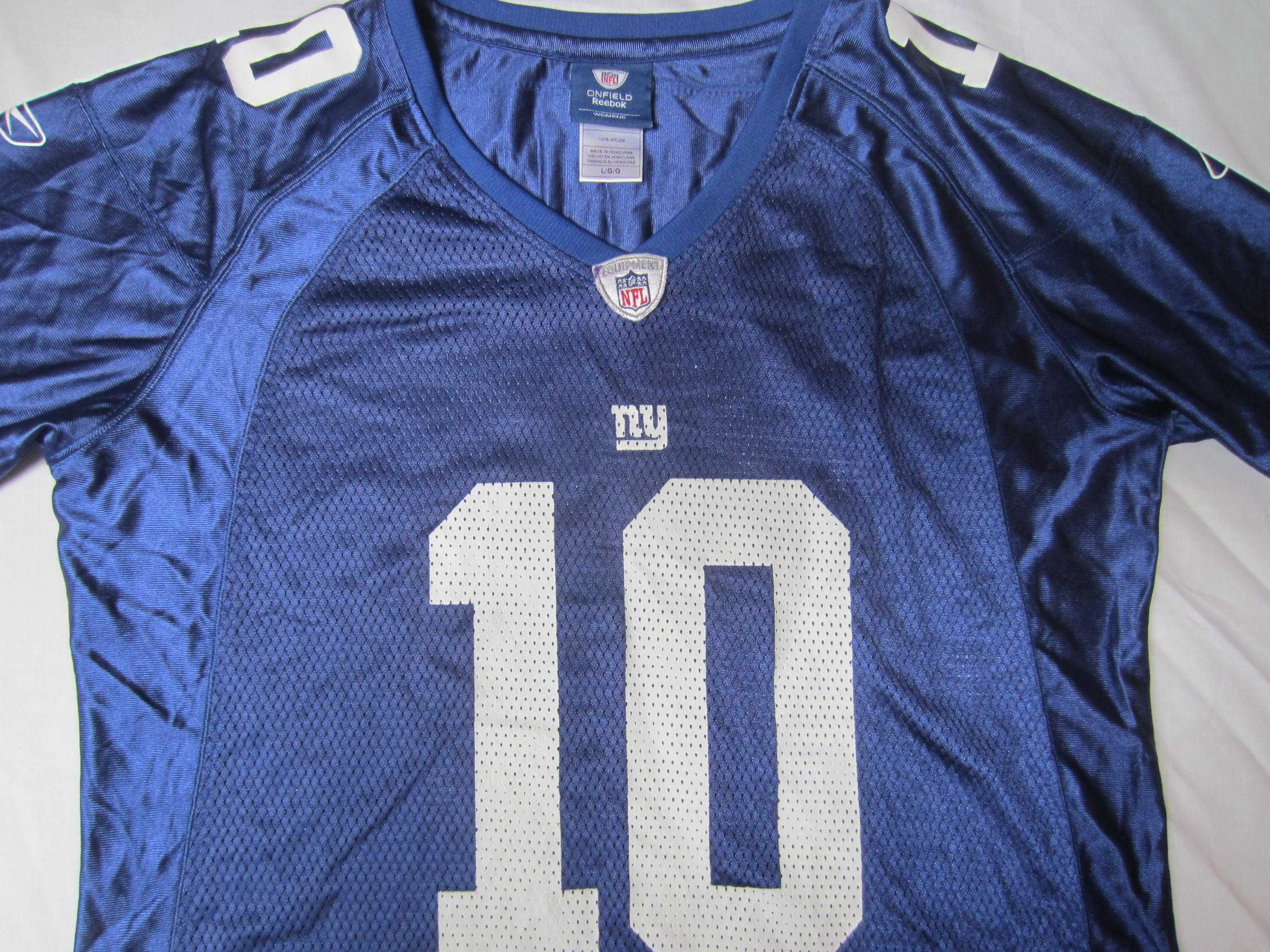 Tricou dama NFL,Eli Manning,Giant, masura L-junioare,Reebok, nou