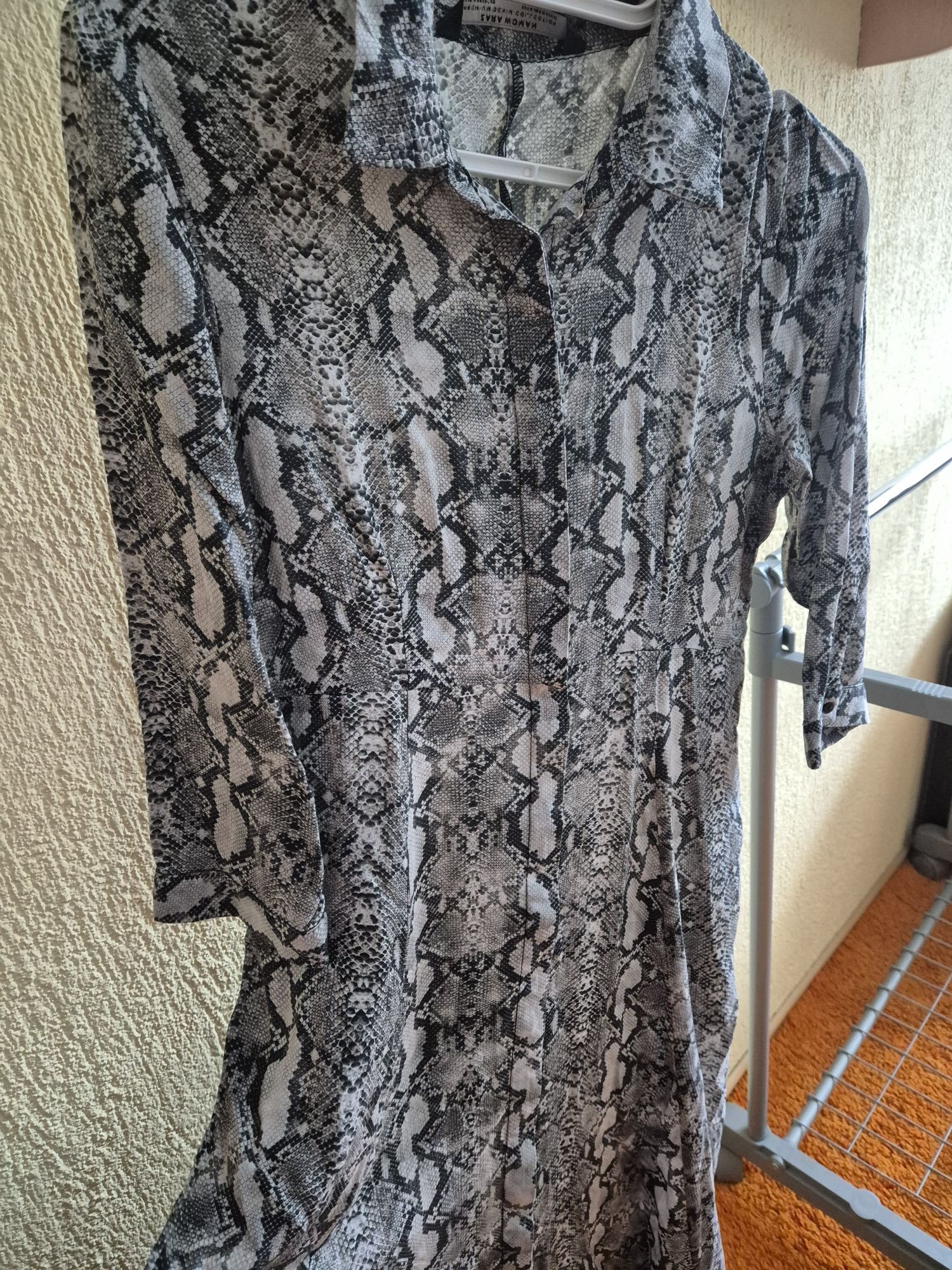 Zara рокля с принт
