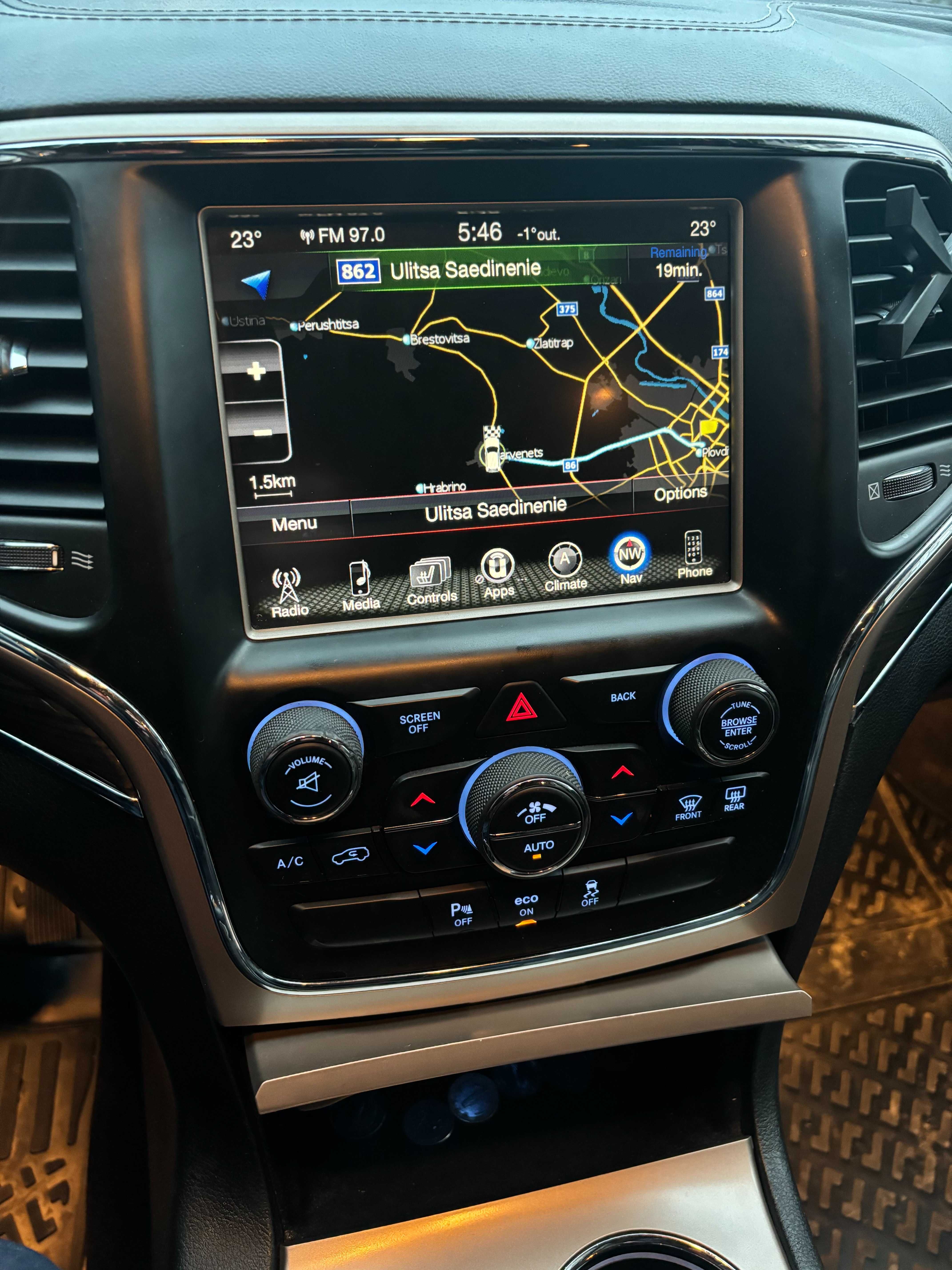 Uconnect Конвертиране Регион Jeep Ram Dodge Chrysler Dodge Fiat