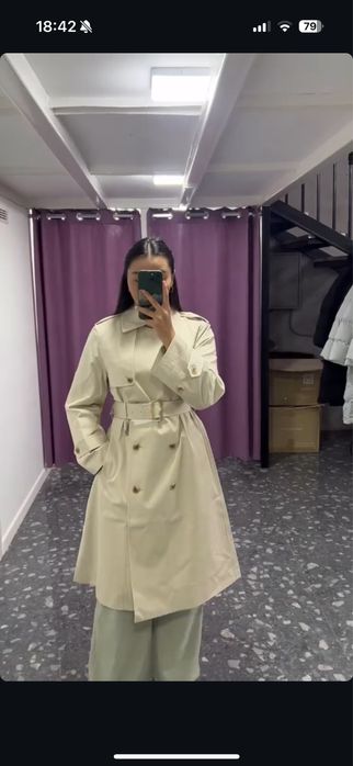 Тренч uniqlo