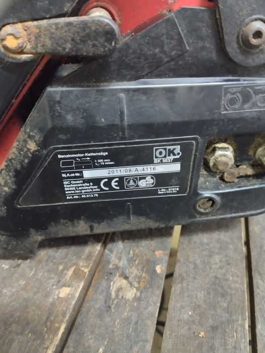 Бензинов трион на Einhell