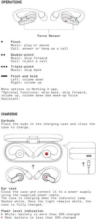 Nothing Ear (open) - Open-Ear слушалки с кукичка (Бели)