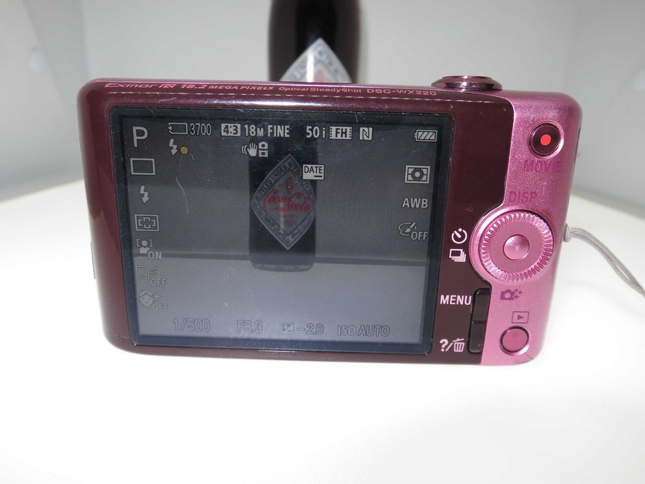 Sony Cyber-shot DSC-WX220 розов фотоапарат цифрова камерa FULL HD
