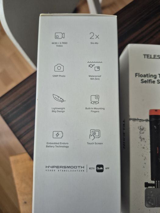 Camera Go Pro Hero 4K30 si salfe stick