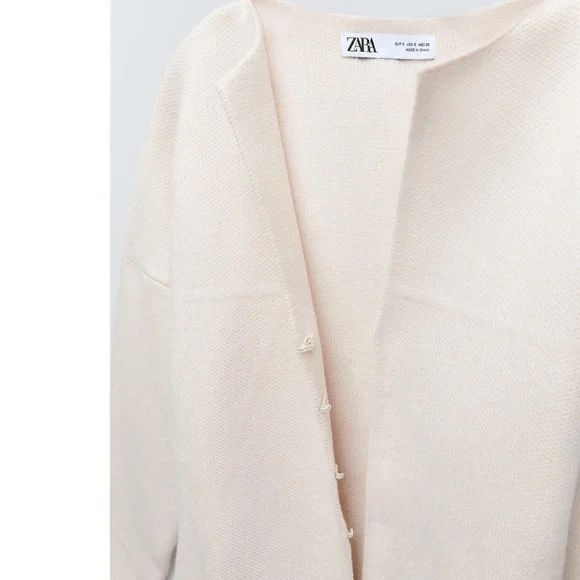 Бежова жилетка ZARA пролет есен