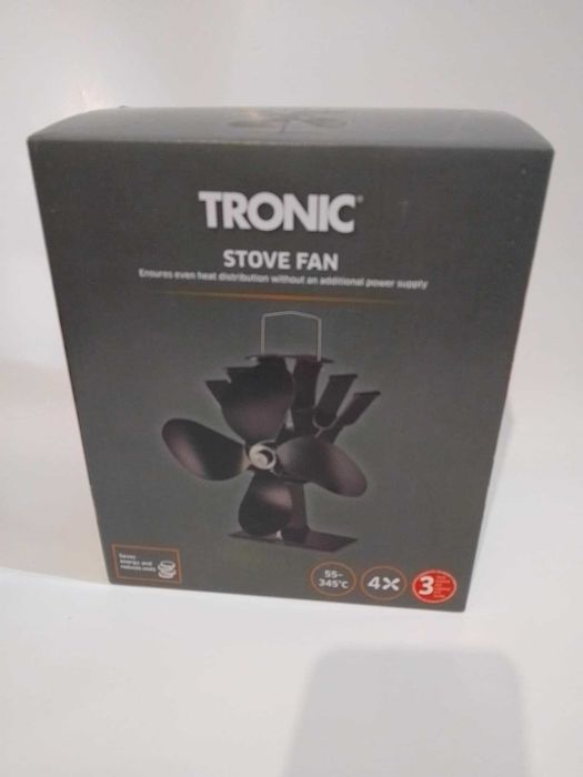 Вентилатор за камина или печка. Без допълнително захранване.