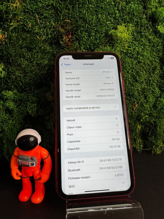 iPhone 11 64GB Red Rosu 79% Baterie #3004