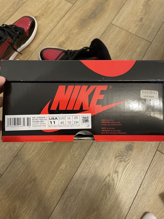 Nike Air Jordan 1 Retro High OG Patent Bred