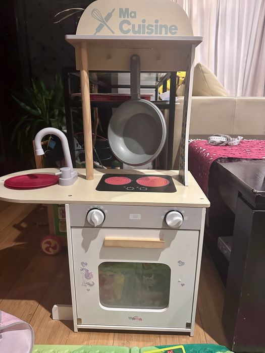 Bucătărie copii lemn de jucarie