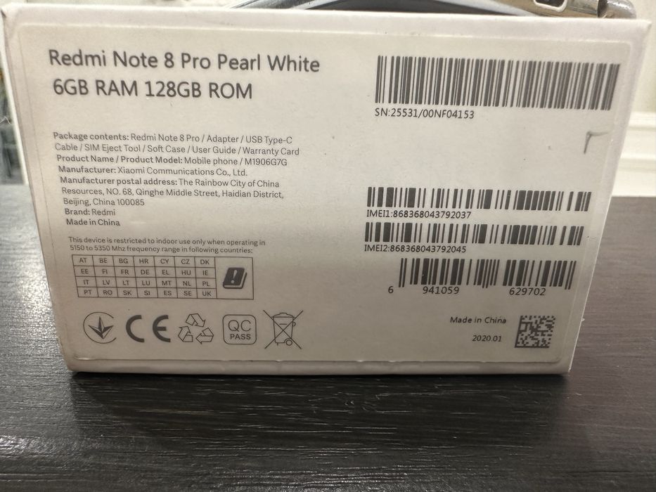Ксиаоми редми ноте 8 про, Xiaomi redmi note 8 pro