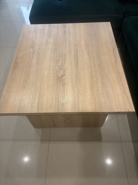 Masuta cafea extensibila Trio, dreptunghiulara, stejar bardolino