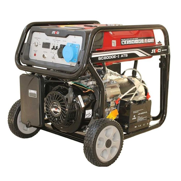 Generator SENCI SC-8000-ATS max. 7.0 kw, 230V, AVR, motor benzina