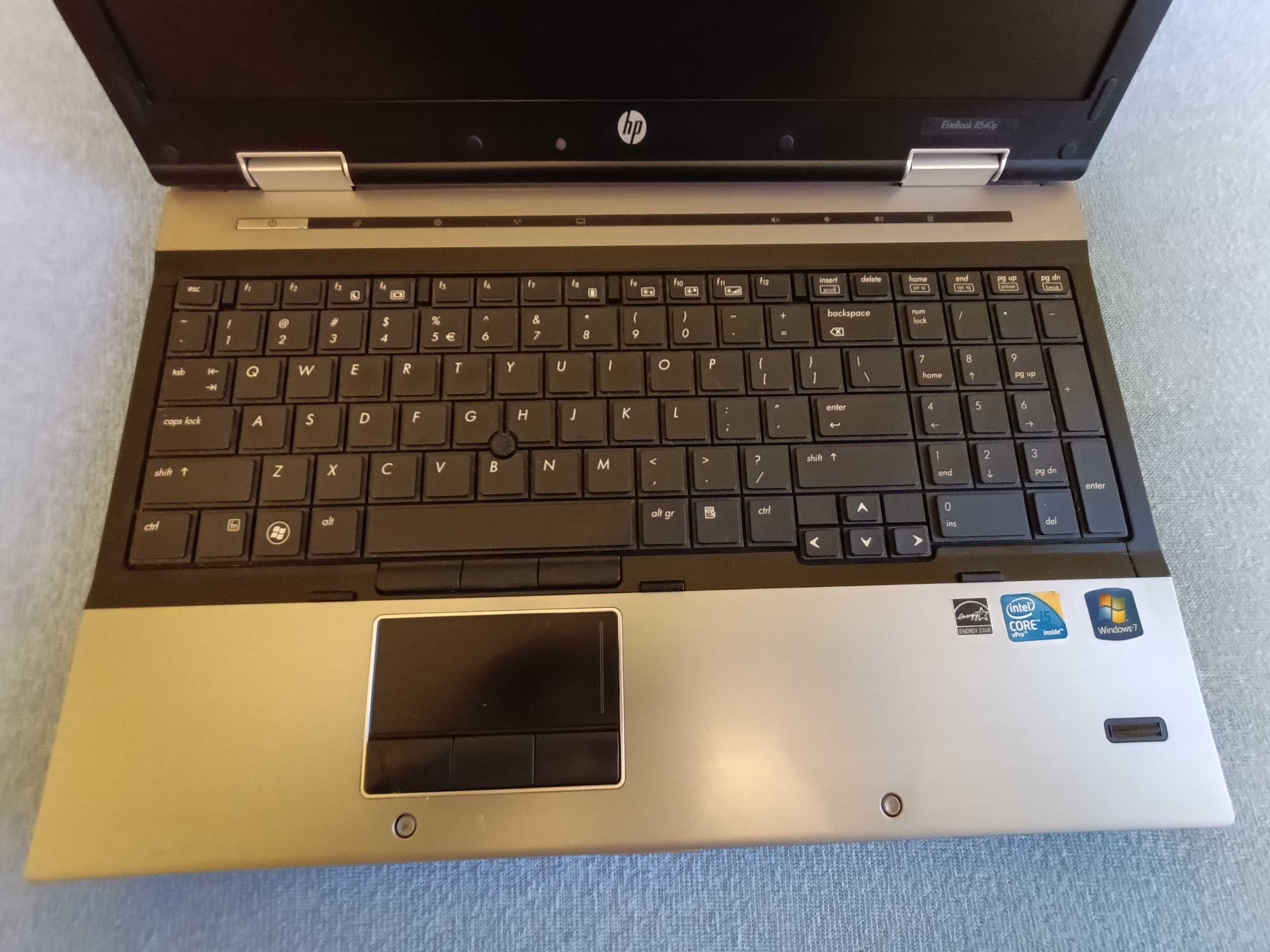 HP EliteBook 8540p , 15,6" , i5 ,  video dedicata  1Gb , baterie noua