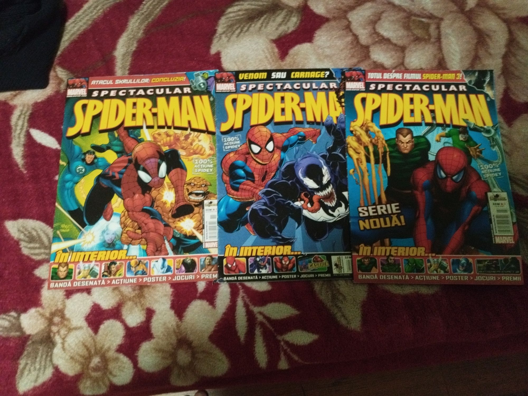 Vând benzi desenate cu Spider-Man