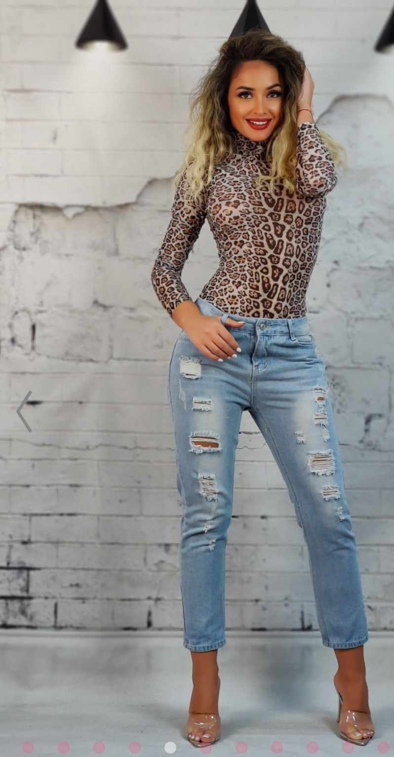 Body animal print new model import Italia