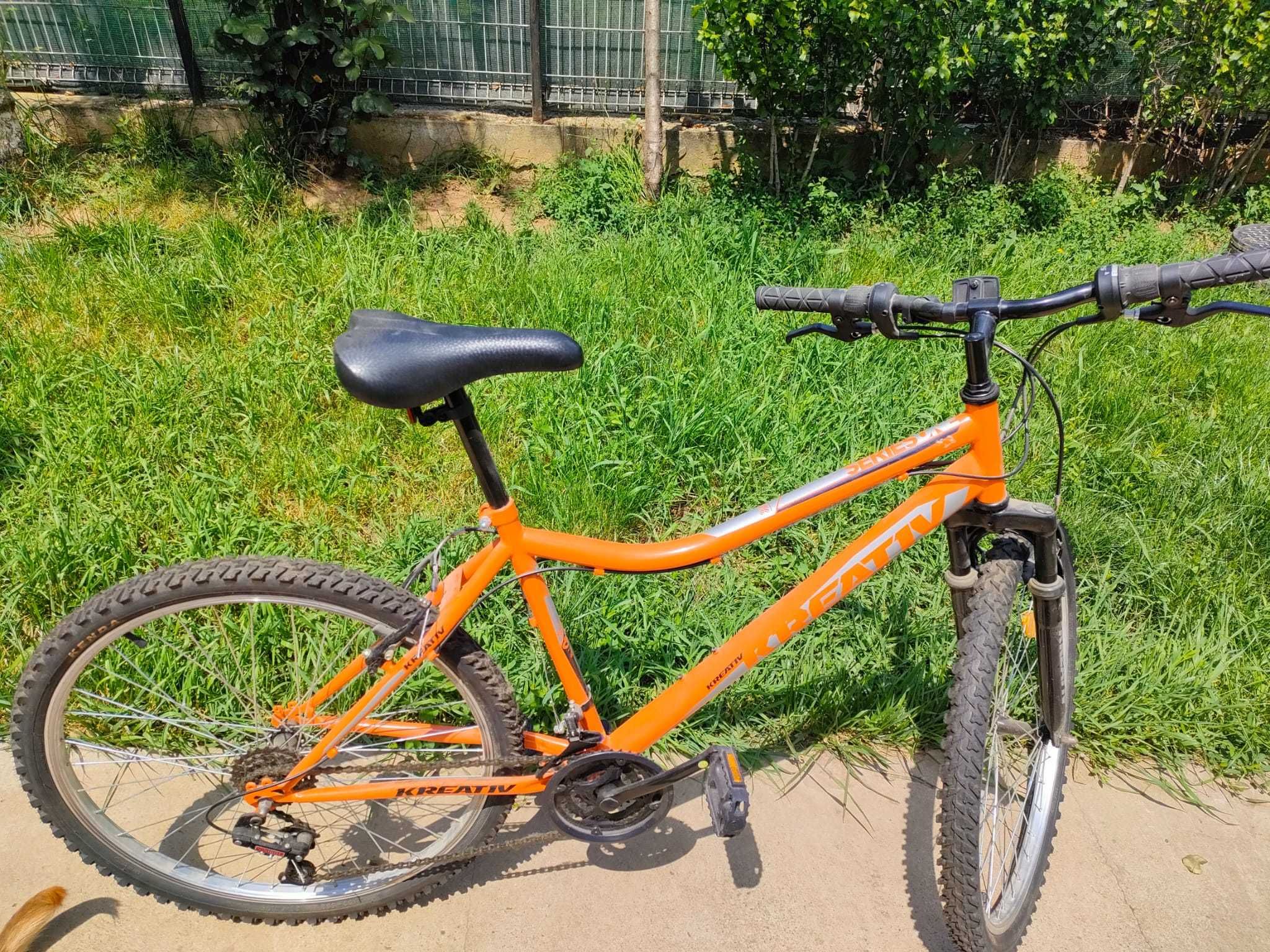 Bicicleta Mtb Kreativ 2604 Portocaliu, M,  26 Inch