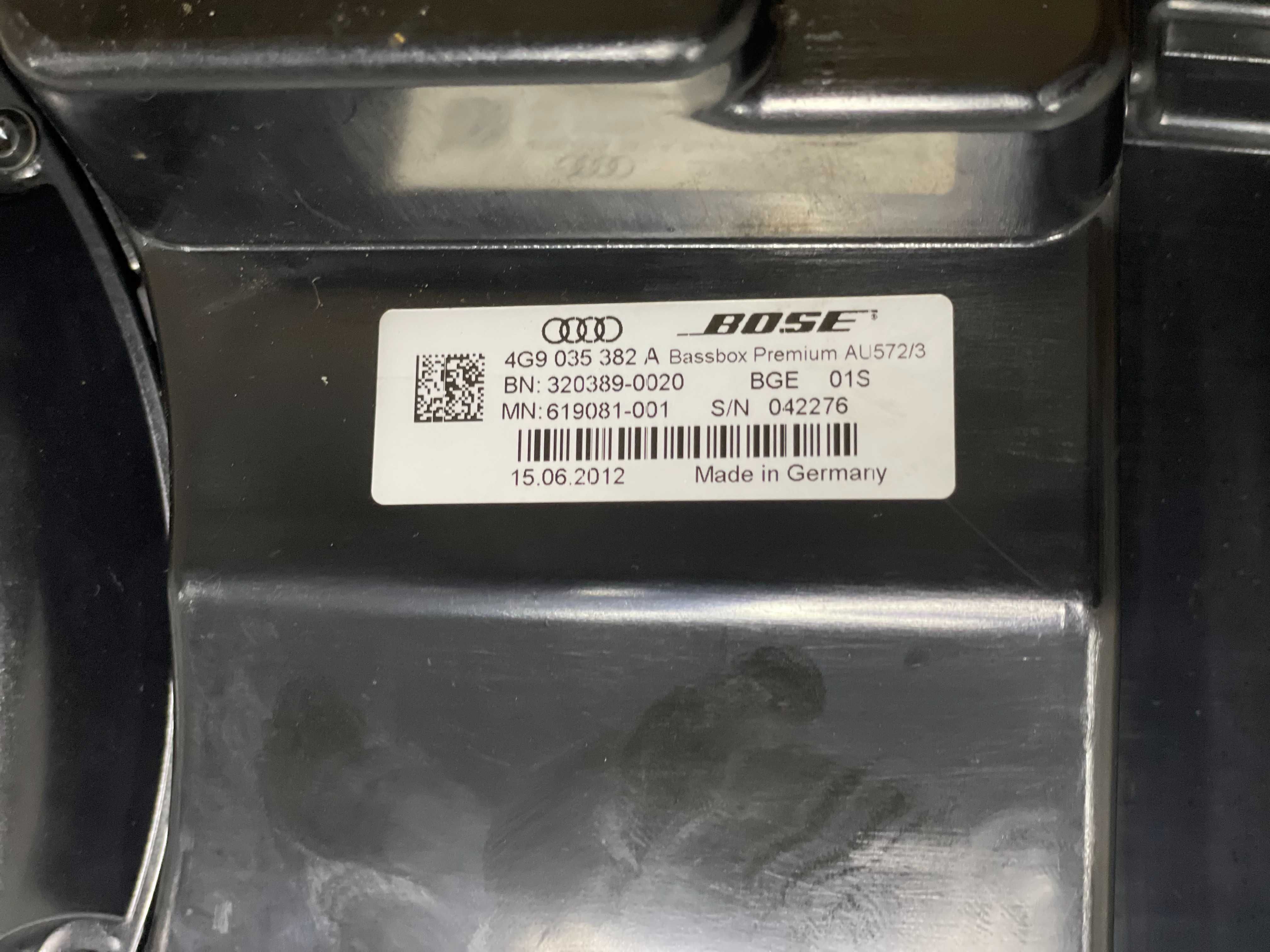 Субуфер BOSE AUDI A6 A7 4G 4G9035382A