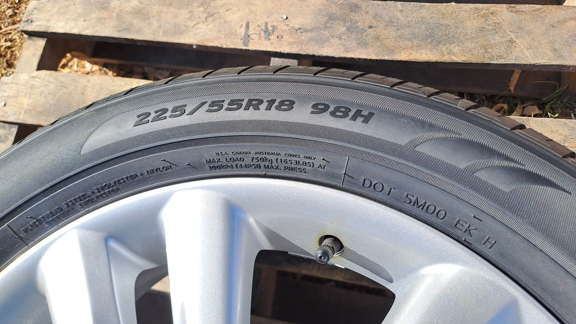 1бр. РЕЗЕРВНА 18" 5Х114.3мм Хюндай, 5x114.3mm Hyundai