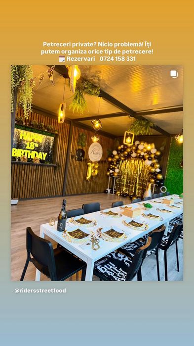 Container restaurant terasa evenimente modular hala metalica