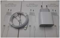 Incarcator fast  iPhone X,11,12,13,14 adaptor 20w si cablu incarcare