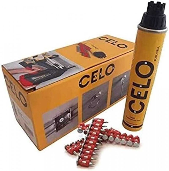 Set 800 cuie 17mm + butelie gaz pentru pistol cuie Force One Celo