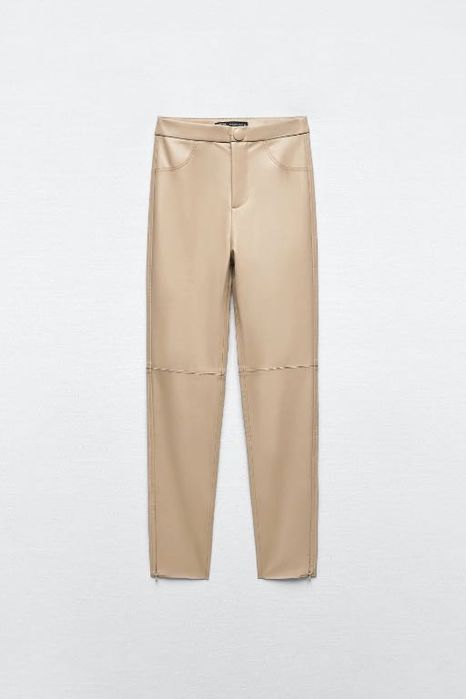 Кожен клин Zara S-XS