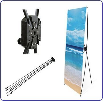 Х конструкция, х-баннер, паук, мобильные стенды, стойка баннер, каркас