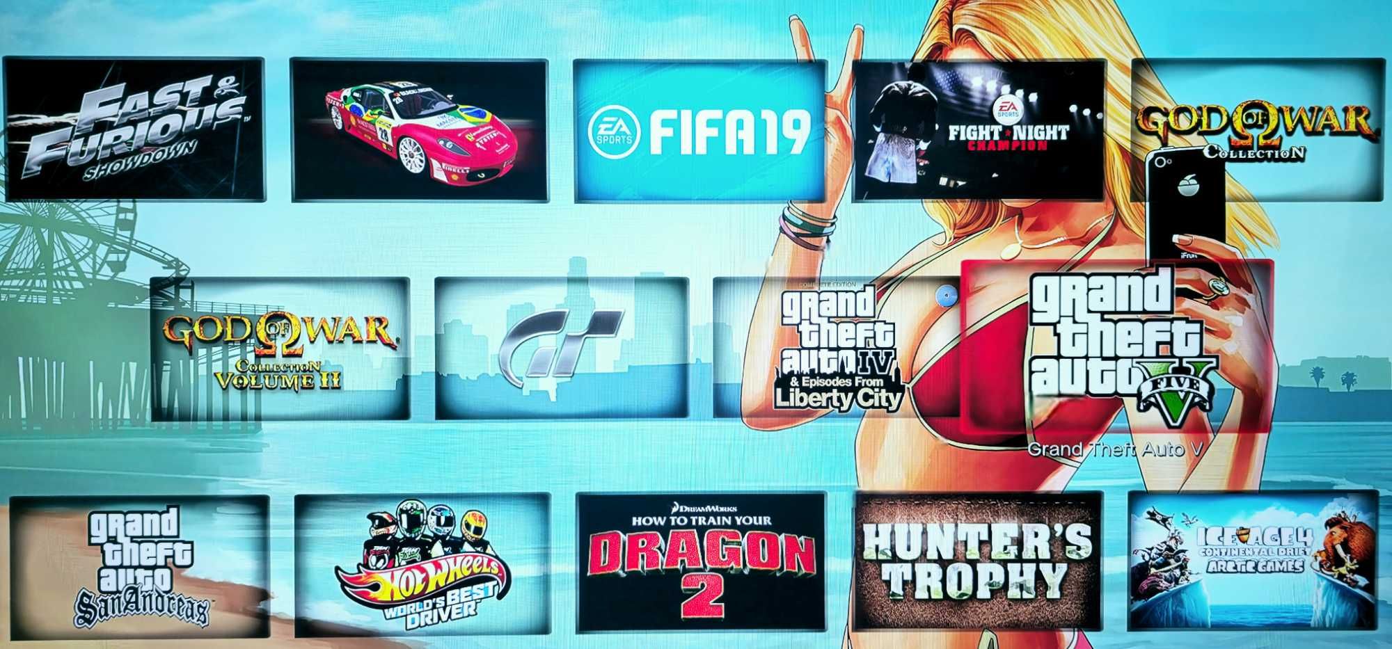 PlayStation 3+150 Игри+500GB+2 Нови Джойстика+ Година Гаранция PS3 ПС3