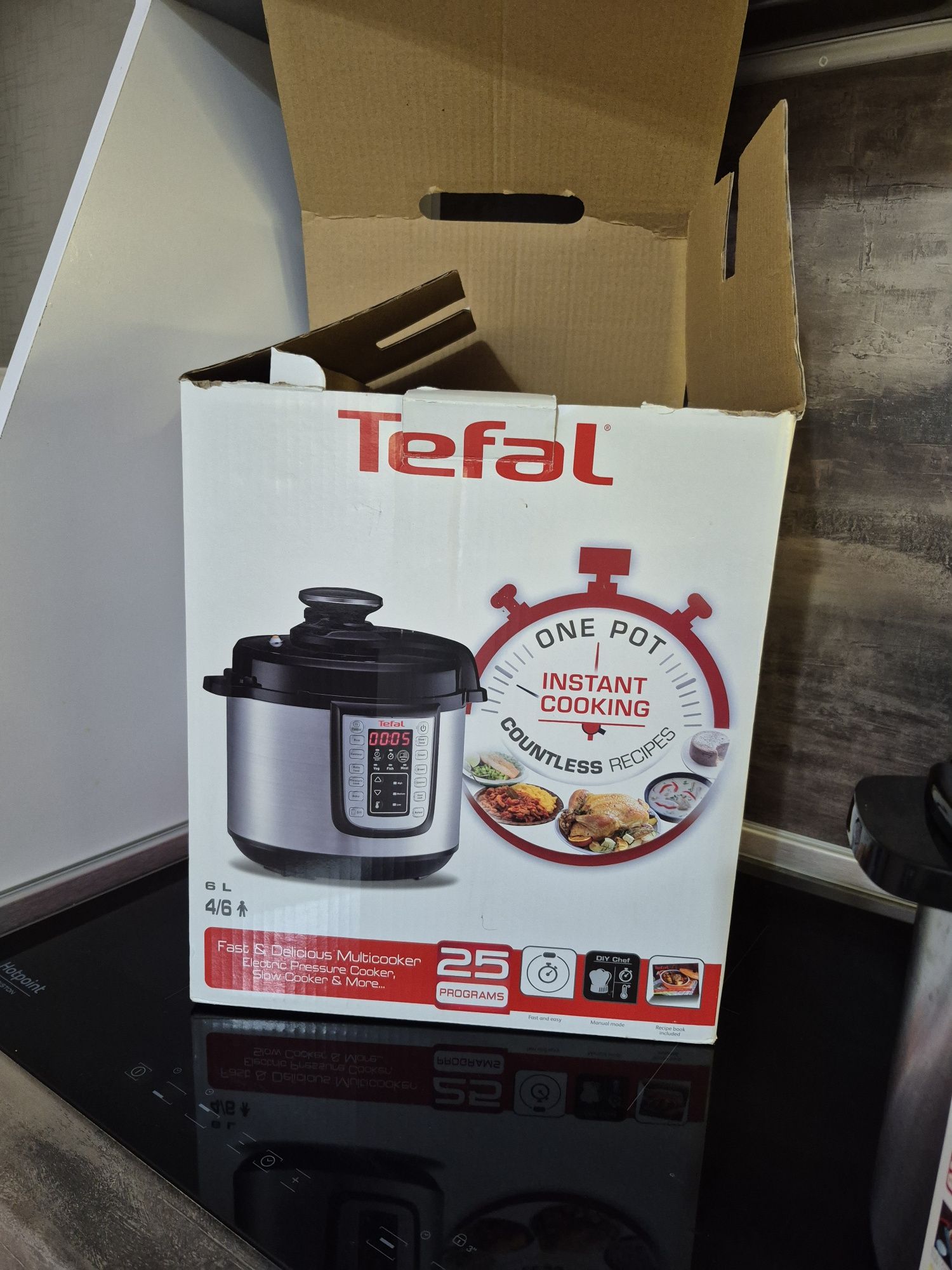 Тефал Tefal мултикукър multicooker под налягане херметик