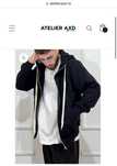 Hanorac Casual negru cu fermoar si buzunare laterale unisex