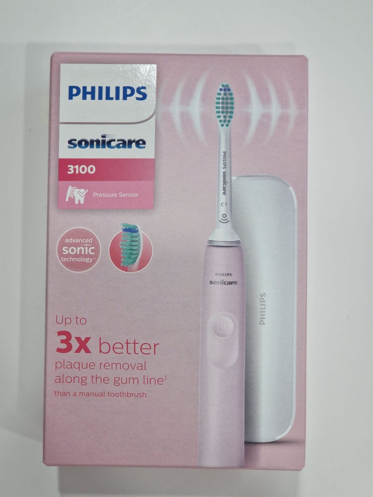 Periuta de dinti electrica Philips Sonicare 3100 roz pastel