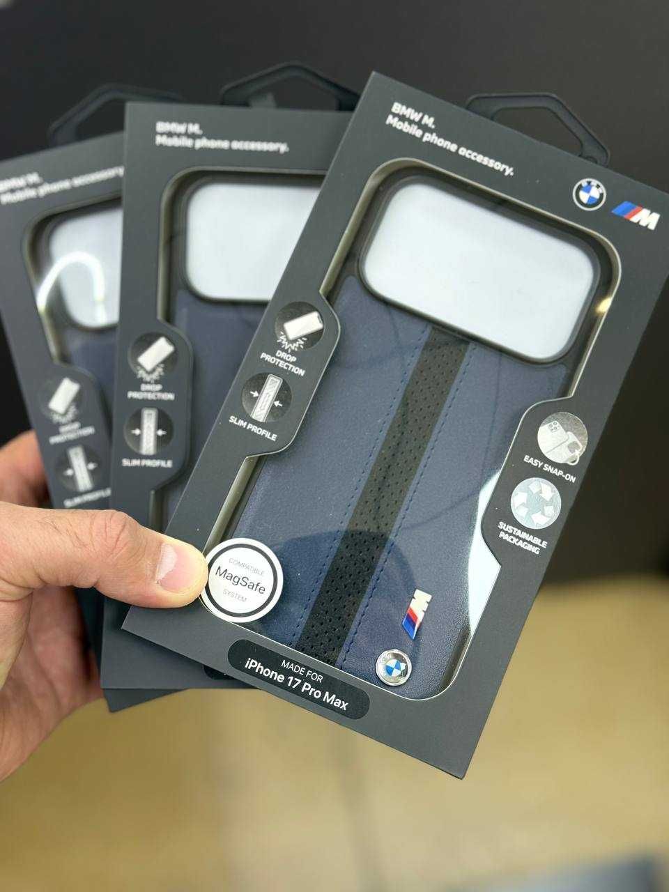 BMW M MagSafe синий Case для iPhone 17 Pro Max. Есть доставка