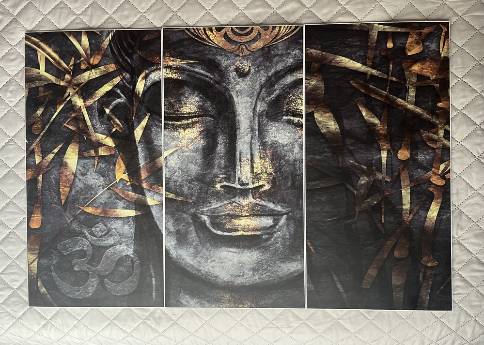Картина пано от 3 части - “Буда”