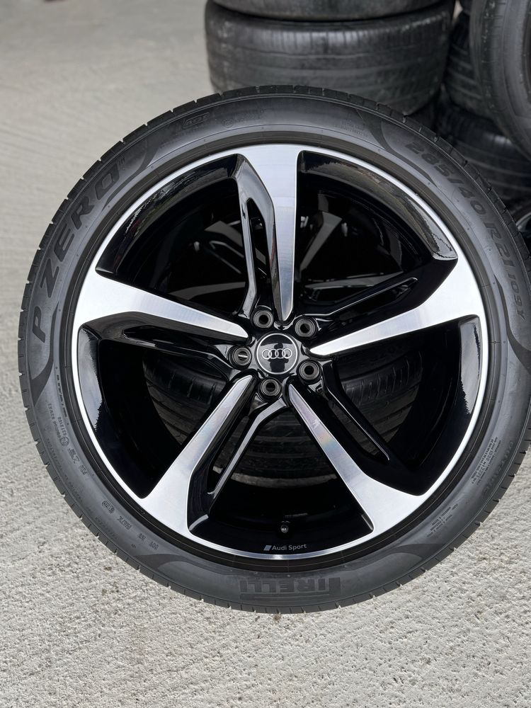 Jante Audi Q7 R21 Originale Audi Sport Pirelli de vara