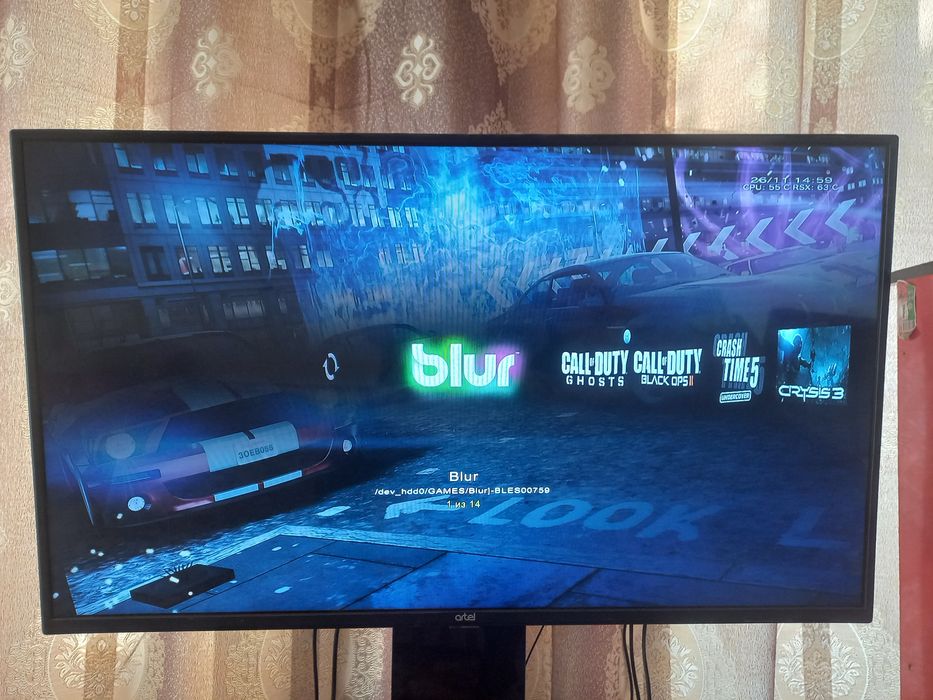 PS3 slim ideal holati proshivka bo"gan o'yinlari bor 2 djoystik bor.