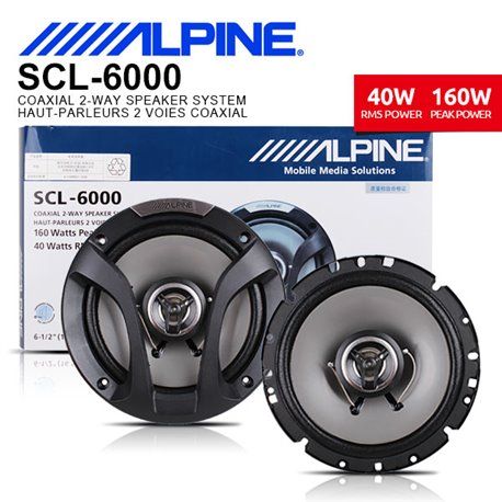 Alpine новые колонки SCL-6000 мощные 160 Watts peak 40 Watts RMS