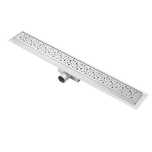 Rigola  dus cu gratar chaos integrala din otel inoxidabil 40cm-80cm