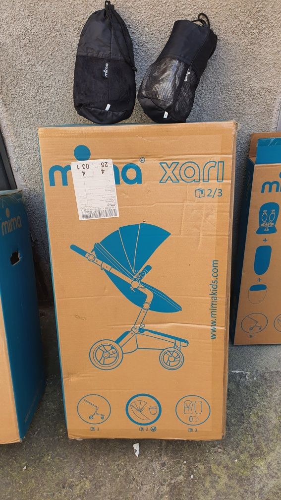 Детска количка Mima Xari + аксесоари всичките.