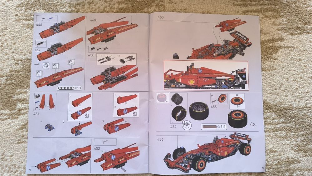 Tip lego F1 Ferrari 42207