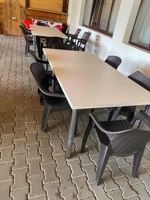 Vand masa bucatarie , picioare de inox 2m pe 1m