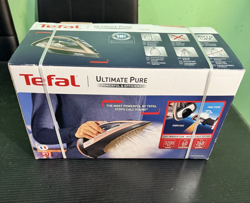 Fier de călcat Tefal FV9845E0 – Nou, jet de abur puternic 260 g/min