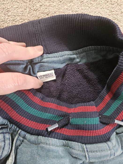 Set 2 pantaloni groși copii flaușați mărime 122 LC Waikiki