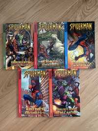 Spider-man vol. 1-5 + Spider-man team up + Spider-man/human torch