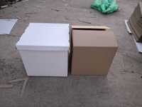 большая подарочная коробка 65х65х60 5слой белая- sovg'a qutisi oq