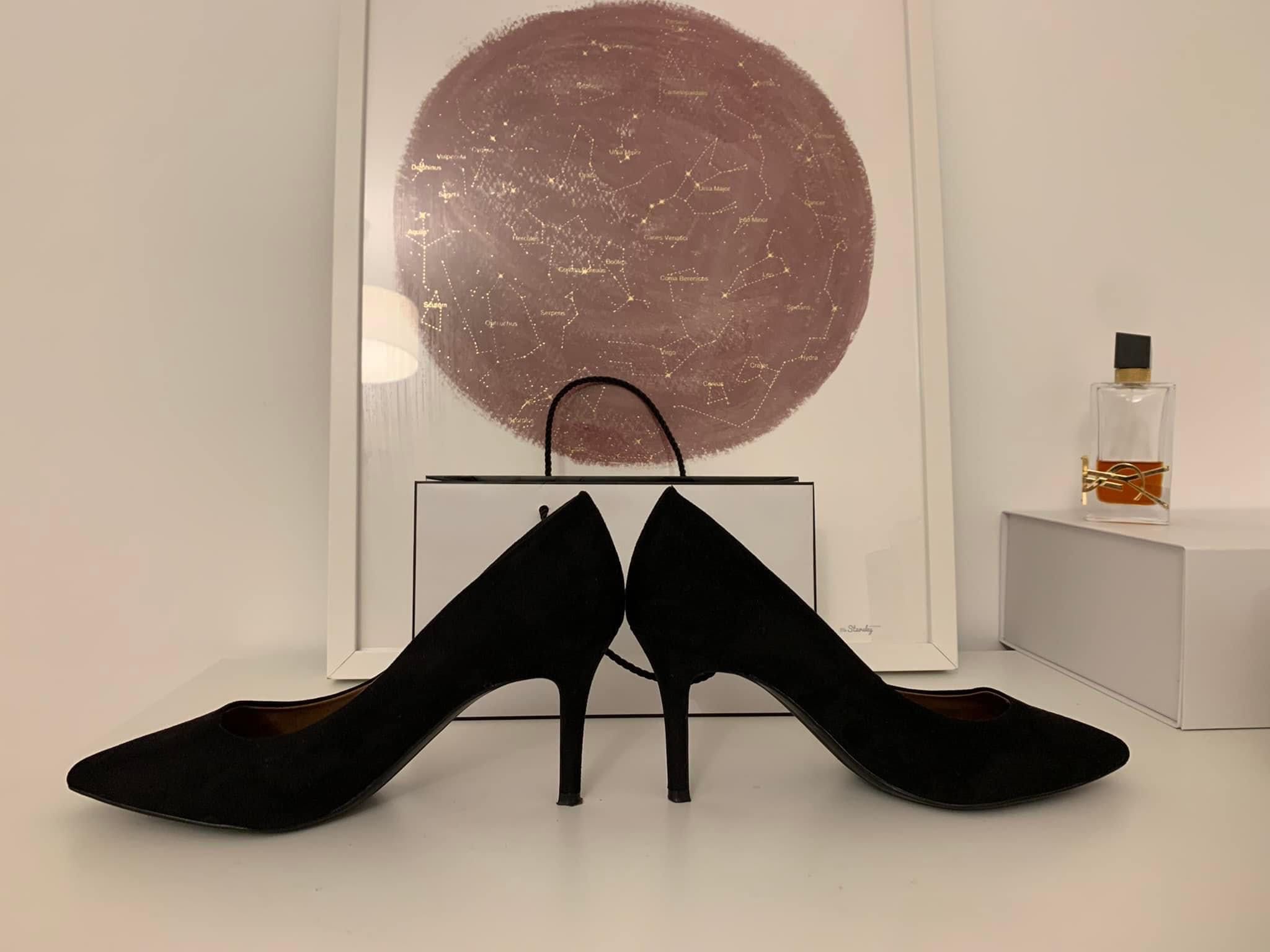 Pantofi piele naturala, cu toc eleganti / office / cocktail